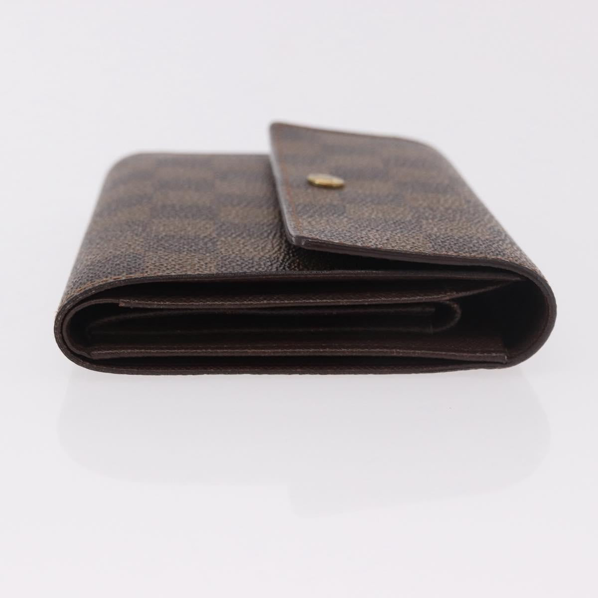 LOUIS VUITTON Damier Ebene Porte Tresor Etui Papie Wallet N61202 LV Auth 188674A - Jerrillo image 3
