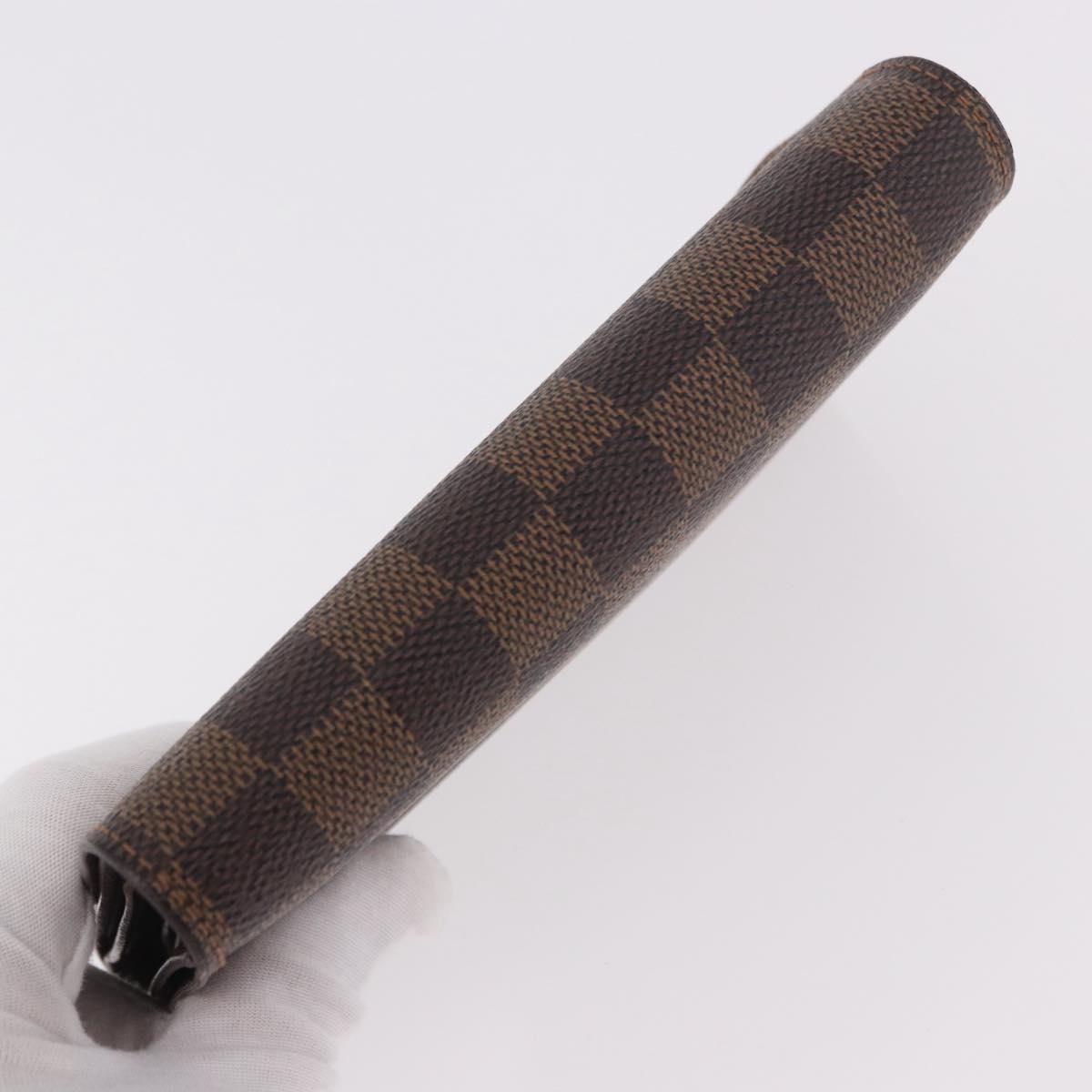 LOUIS VUITTON Damier Ebene Porte Tresor Etui Papie Wallet N61202 LV Auth 188674A - Jerrillo image 5