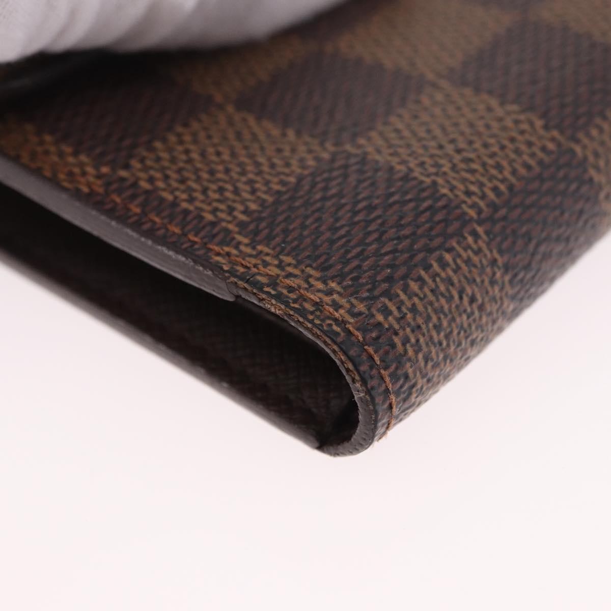 LOUIS VUITTON Damier Ebene Porte Tresor Etui Papie Wallet N61202 LV Auth 188674A - Jerrillo image 7