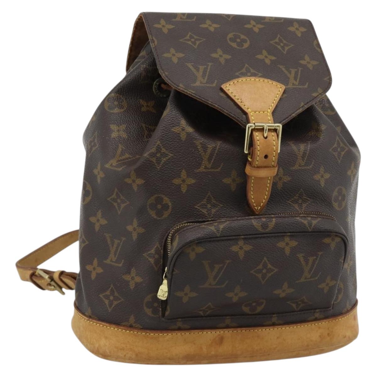 LOUIS VUITTON Monogram Montsouris MM Backpack M51136 LV Auth 188707 - Jerrillo