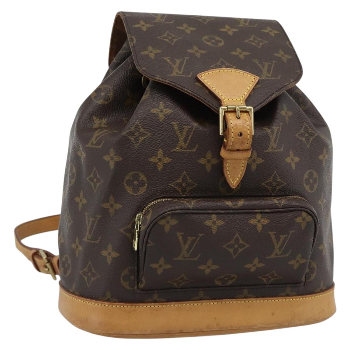 LOUIS VUITTON Monogram Montsouris MM Backpack M51136 LV Auth 188709 - Jerrillo