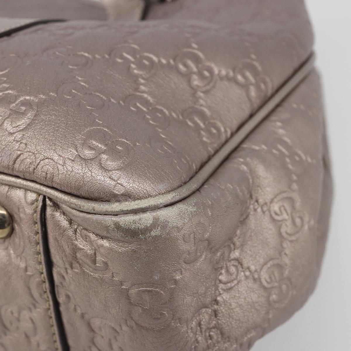 GUCCI GG Canvas Guccissima Miss GG Bag Leather Pink Silver 232957 Auth 188757V - Jerrillo image 10