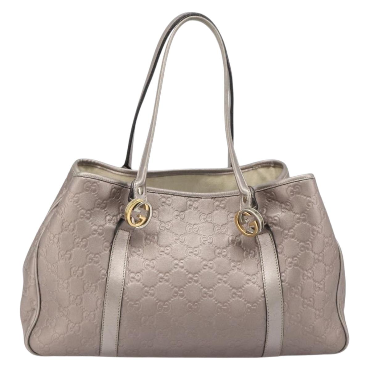 GUCCI GG Canvas Guccissima Miss GG Bag Leather Pink Silver 232957 Auth 188757V - Jerrillo image 3