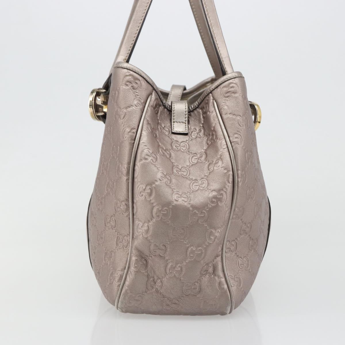 GUCCI GG Canvas Guccissima Miss GG Bag Leather Pink Silver 232957 Auth 188757V - Jerrillo image 5