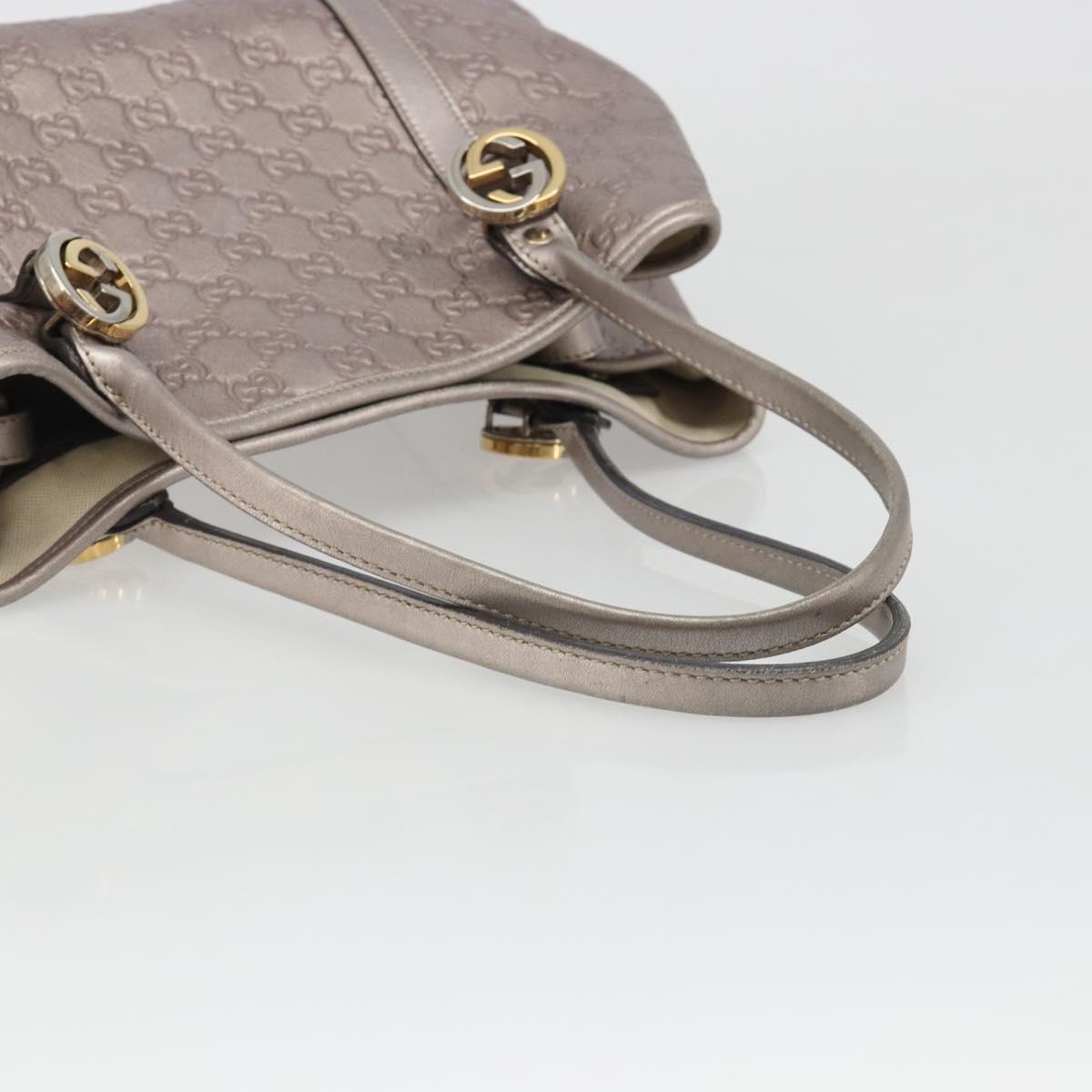 GUCCI GG Canvas Guccissima Miss GG Bag Leather Pink Silver 232957 Auth 188757V - Jerrillo image 7