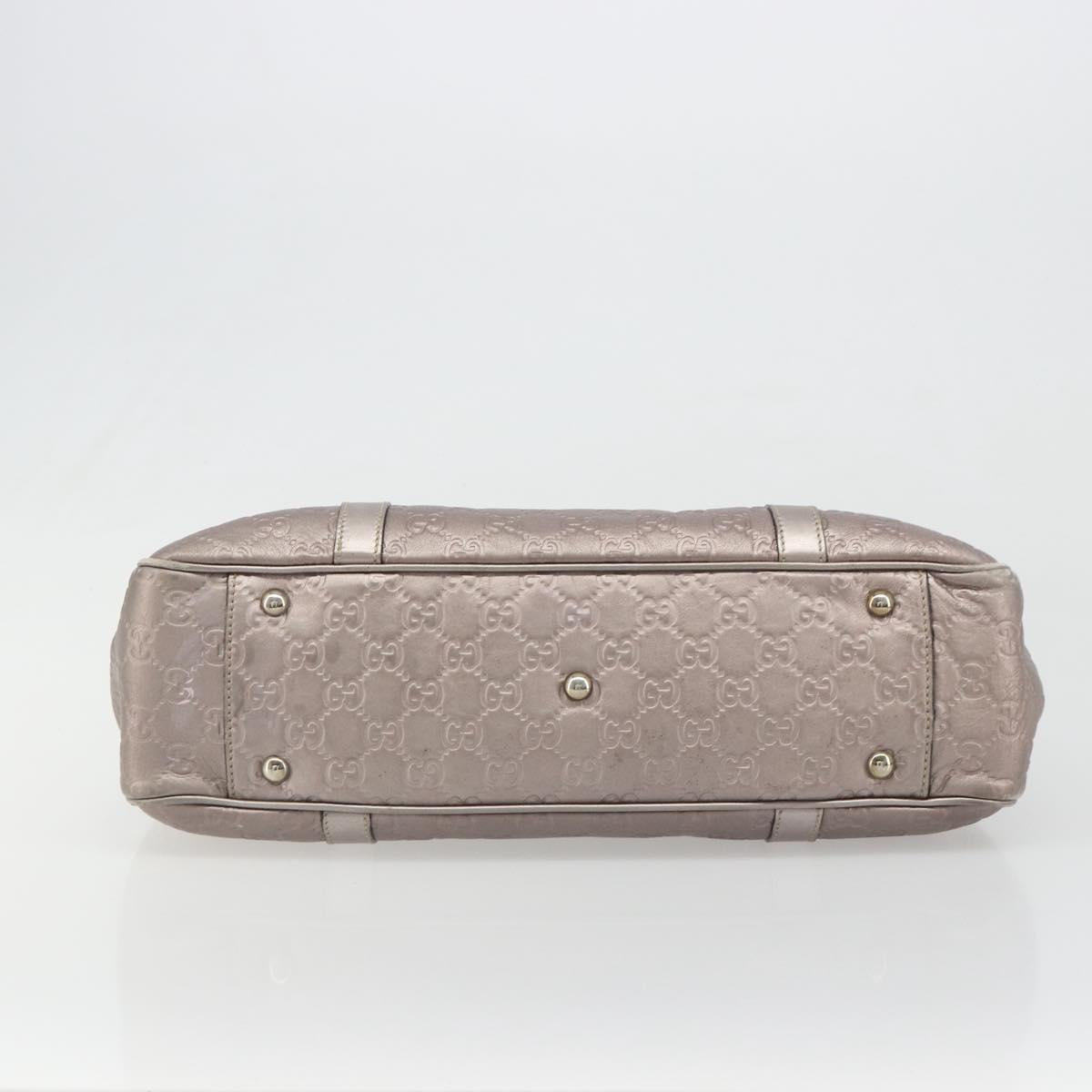 GUCCI GG Canvas Guccissima Miss GG Bag Leather Pink Silver 232957 Auth 188757V - Jerrillo image 9