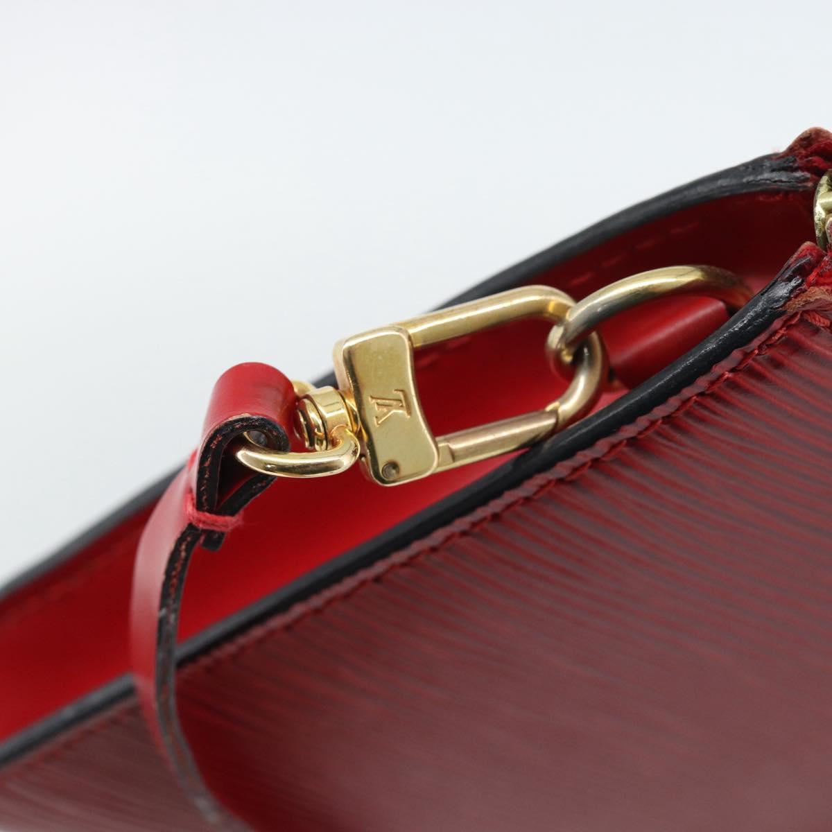 LOUIS VUITTON Epi Pochette Accessoires Pouch Red M52947 LV Auth 188828 - Jerrillo image 9