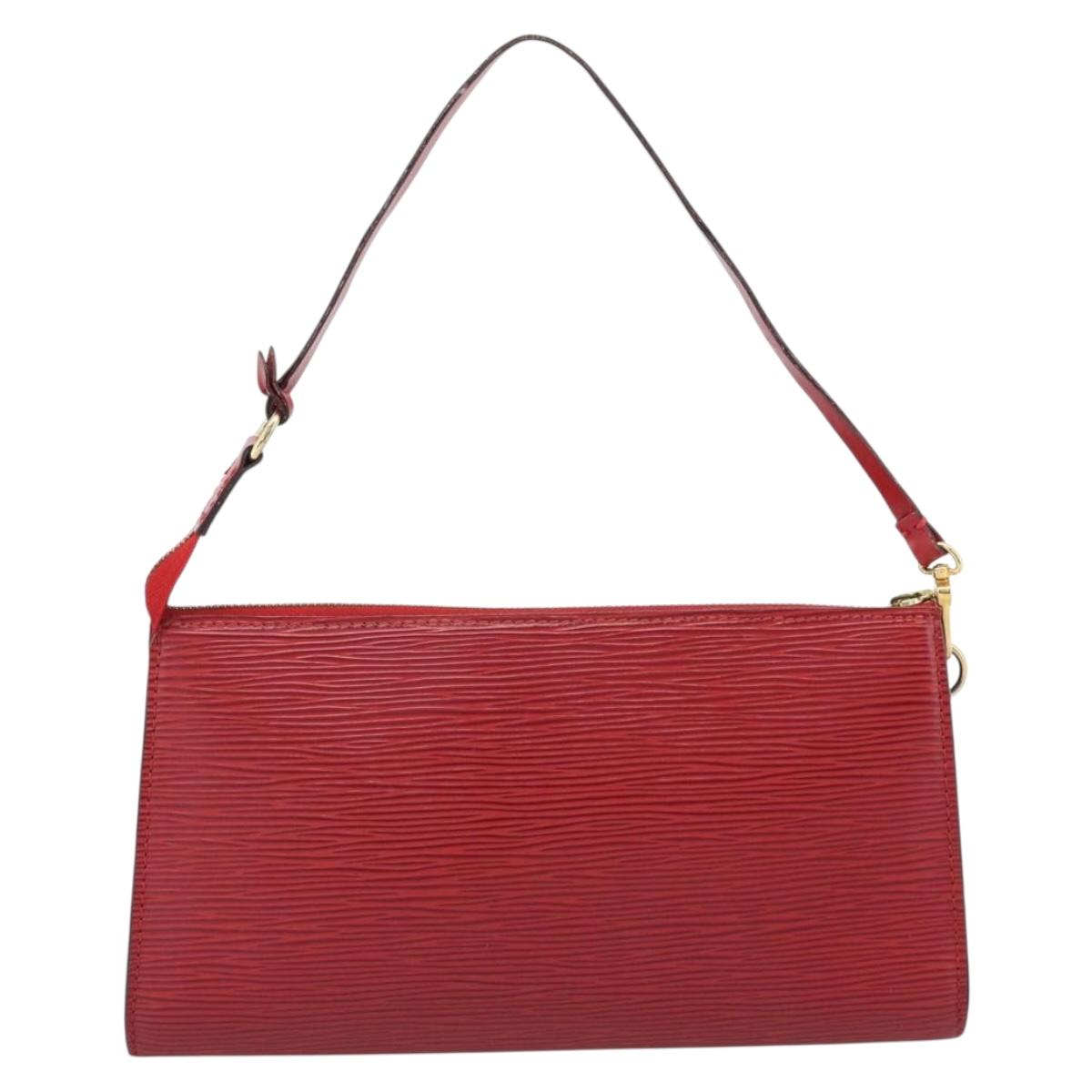 LOUIS VUITTON Epi Pochette Accessoires Pouch Red M52947 LV Auth 188828 - Jerrillo image 2