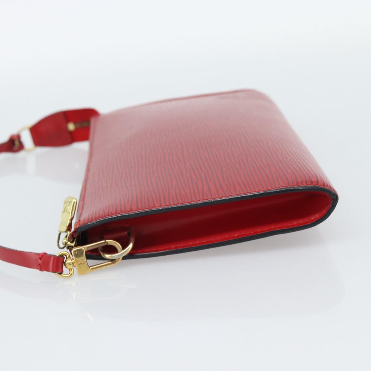 LOUIS VUITTON Epi Pochette Accessoires Pouch Red M52947 LV Auth 188828 - Jerrillo image 3