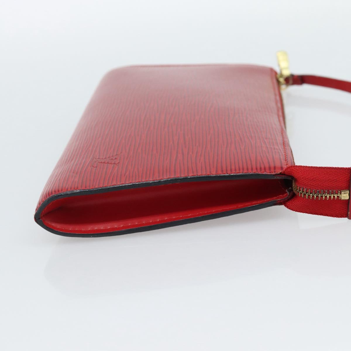 LOUIS VUITTON Epi Pochette Accessoires Pouch Red M52947 LV Auth 188828 - Jerrillo image 4