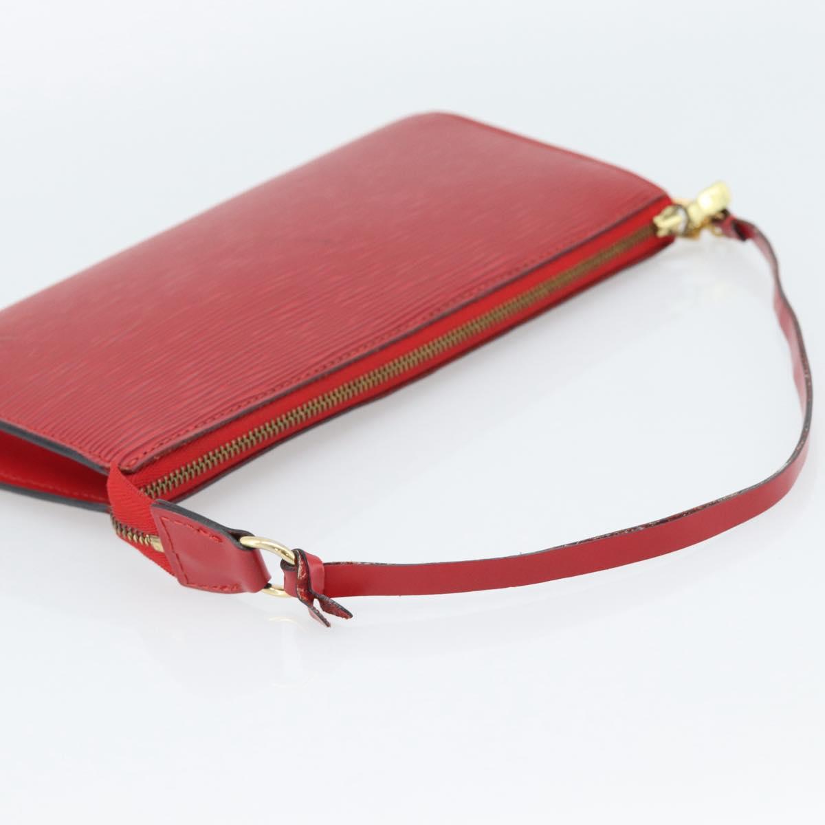 LOUIS VUITTON Epi Pochette Accessoires Pouch Red M52947 LV Auth 188828 - Jerrillo image 7
