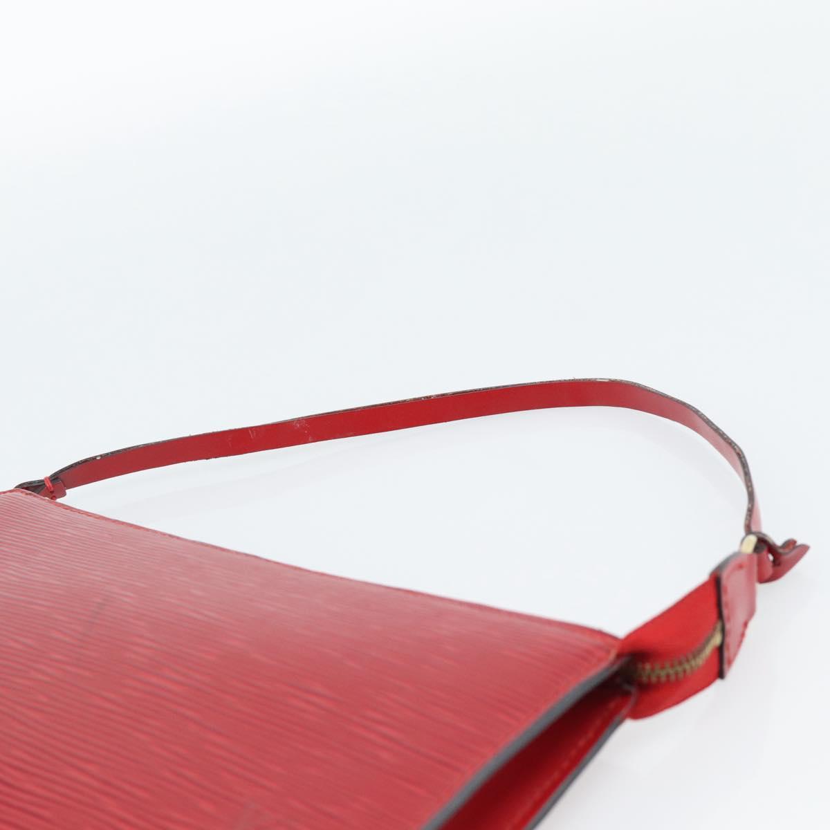 LOUIS VUITTON Epi Pochette Accessoires Pouch Red M52947 LV Auth 188828 - Jerrillo image 8