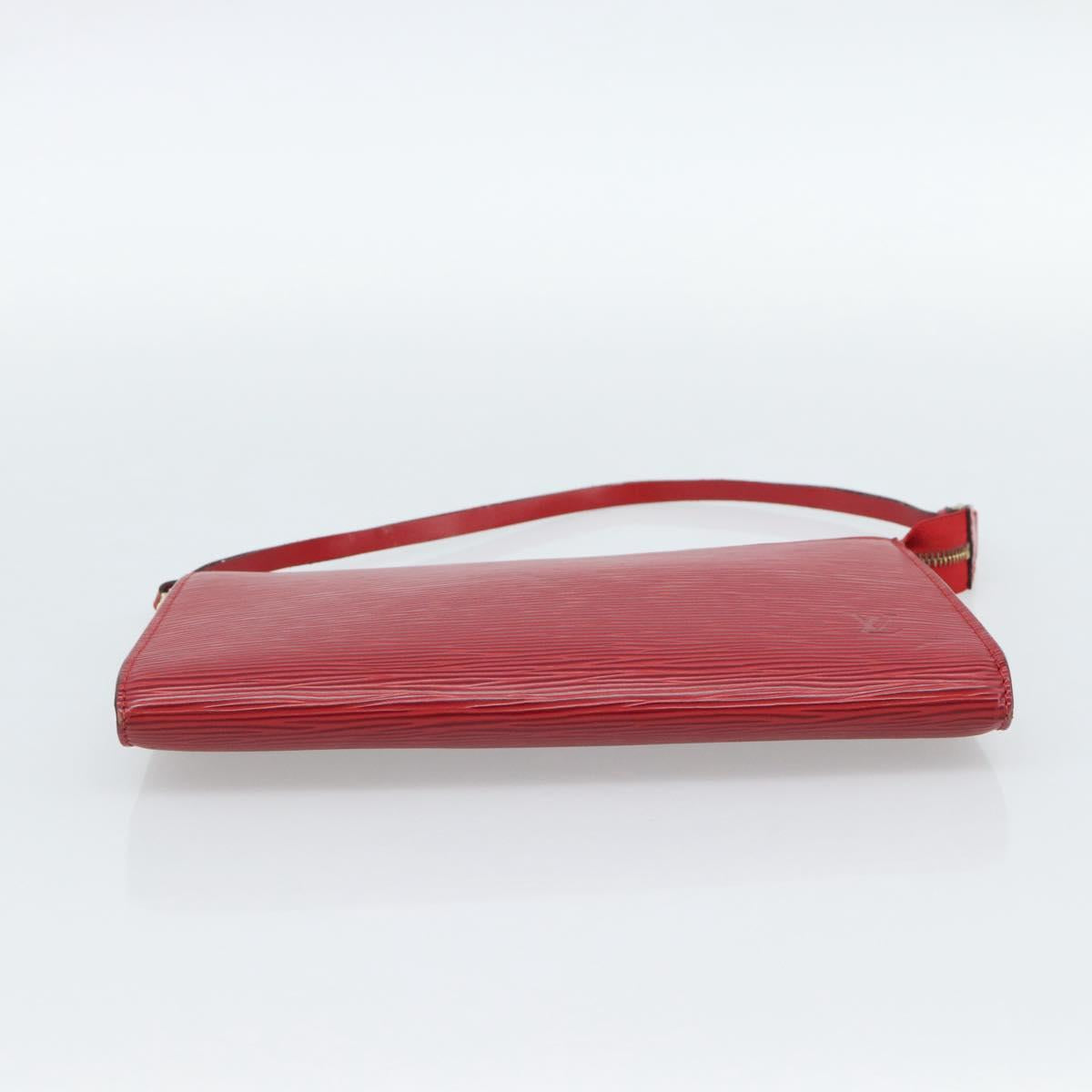 LOUIS VUITTON Epi Pochette Accessoires Pouch Red M52947 LV Auth 188828 - Jerrillo image 5
