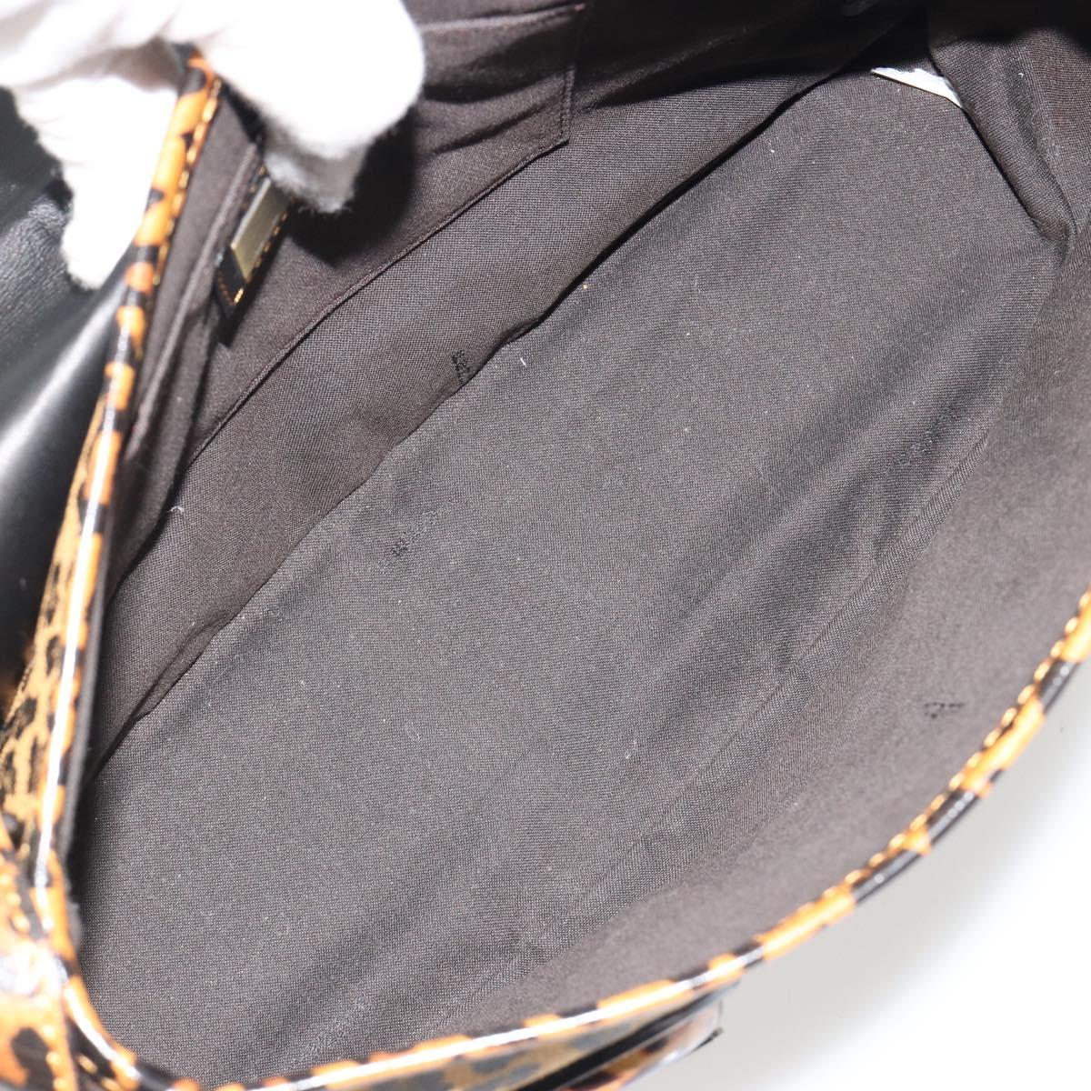 FENDI Shoulder Bag Canvas Brown Gold Auth 188835SAM - Jerrillo image 10