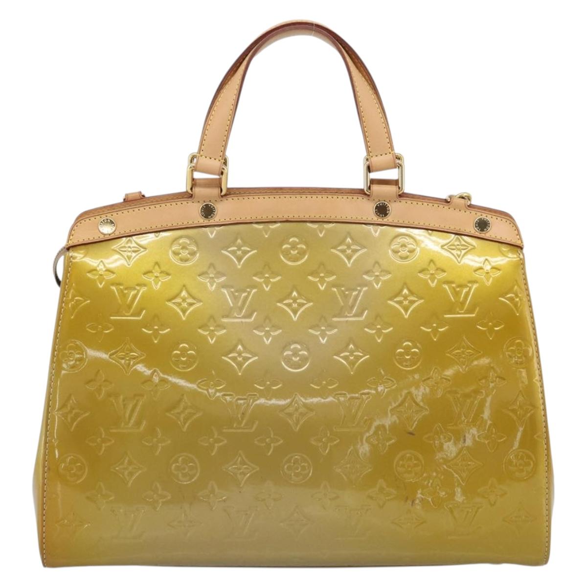 LOUIS VUITTON Monogram Vernis Blair GM Bag 2way Beige Poodle M91754 Auth 188838 - Jerrillo image 2