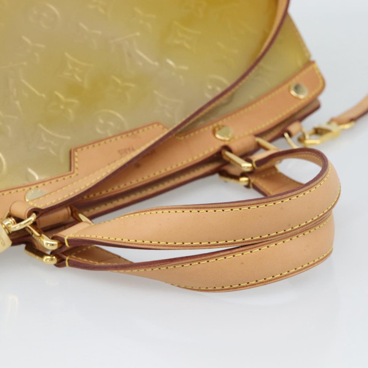 LOUIS VUITTON Monogram Vernis Blair GM Bag 2way Beige Poodle M91754 Auth 188838 - Jerrillo image 7