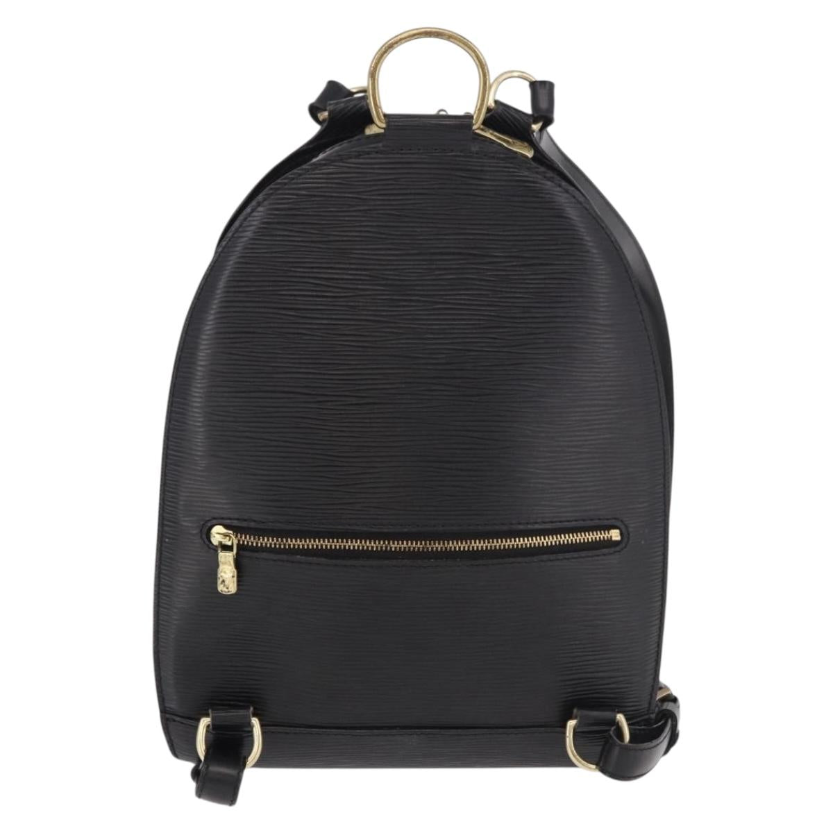 LOUIS VUITTON Epi Mabillon Backpack Black M52232 LV Auth 188865 - Jerrillo image 2
