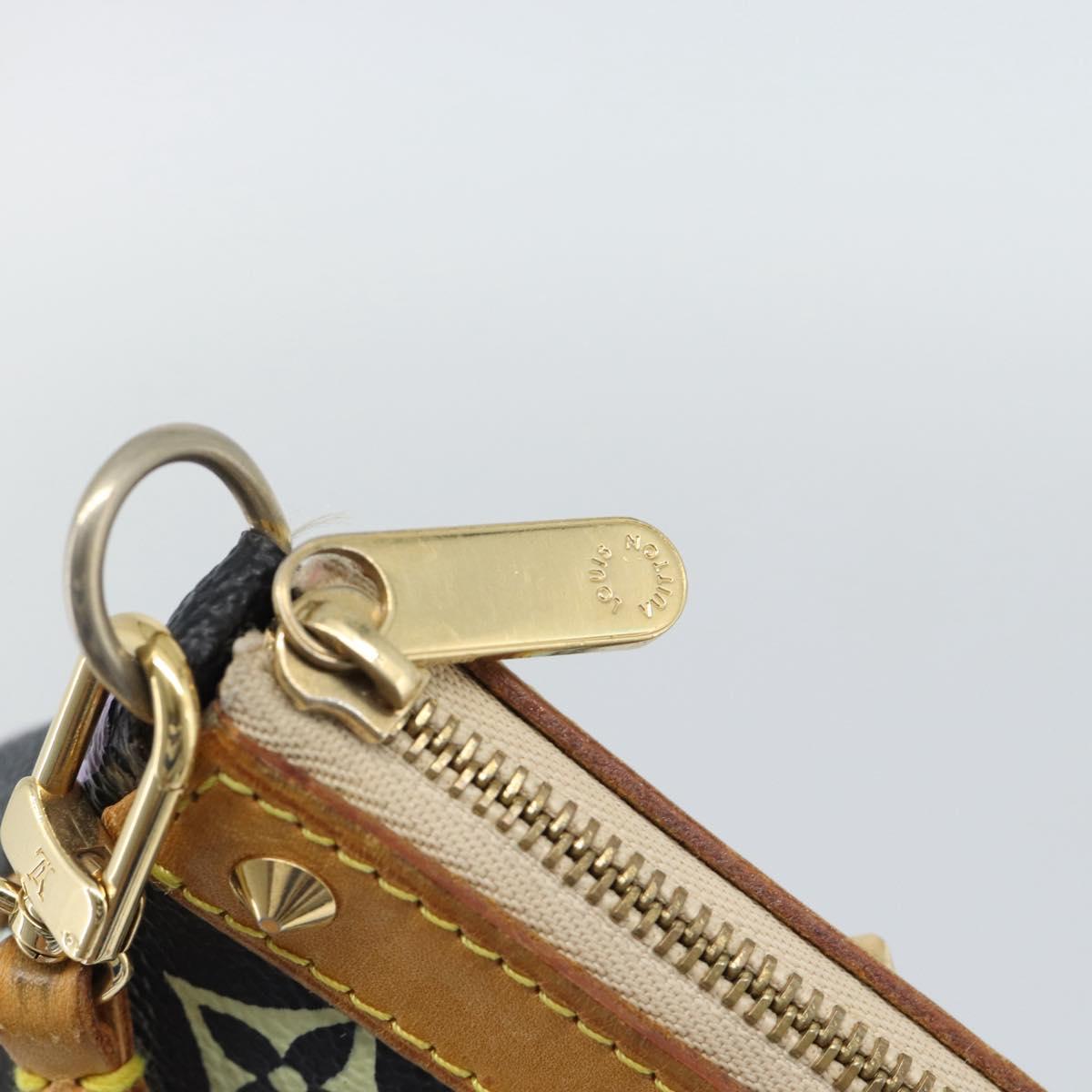 LOUIS VUITTON Monogram Multicolor Pochette Accessoires Pouch M92648 Auth 188994V - Jerrillo image 9