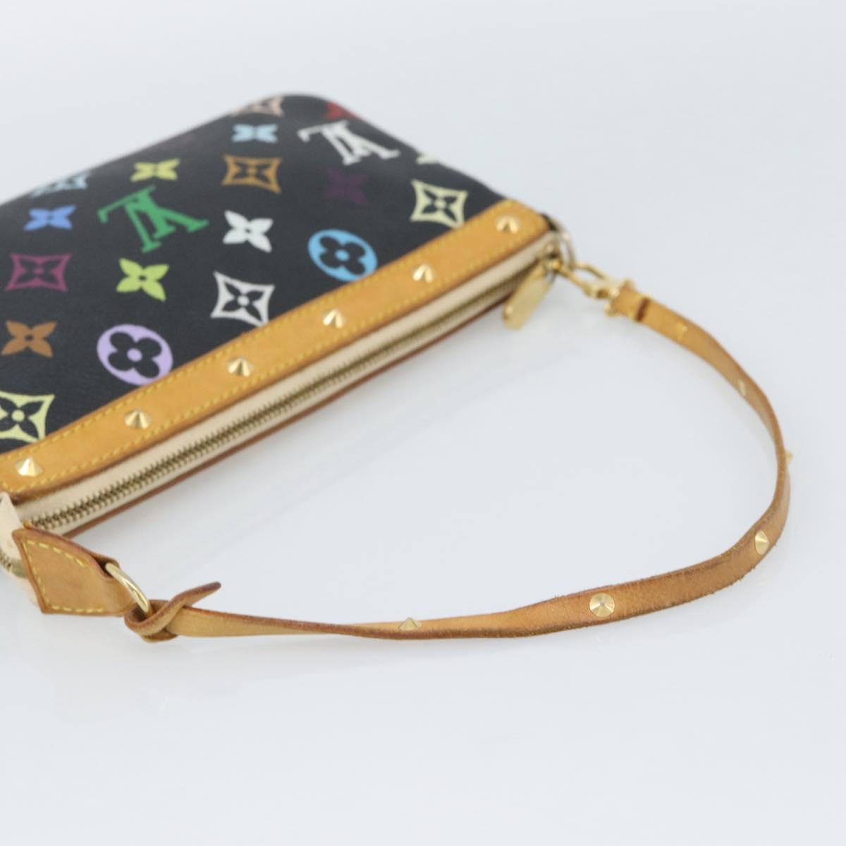 LOUIS VUITTON Monogram Multicolor Pochette Accessoires Pouch M92648 Auth 188994V - Jerrillo image 7