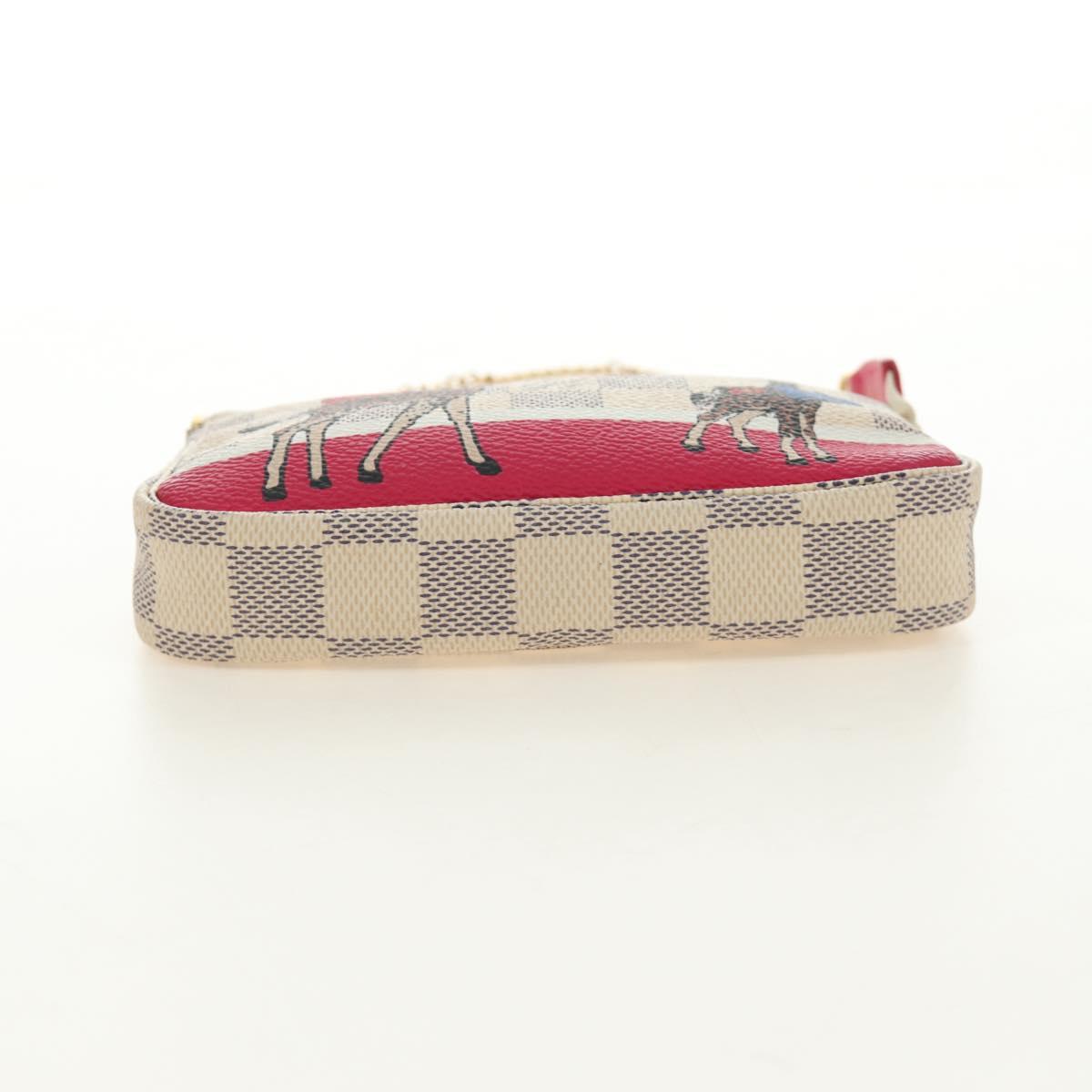 LOUIS VUITTON Damier Azur Mini Pochette Accessoires N58010 LV Auth 189119M - Jerrillo image 6