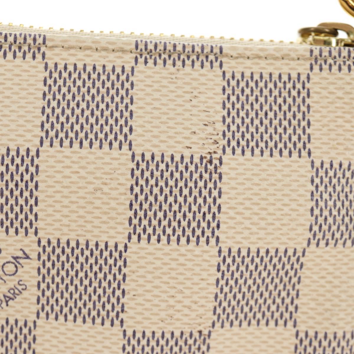 LOUIS VUITTON Damier Azur Mini Pochette Accessoires N58010 LV Auth 189119M - Jerrillo image 3