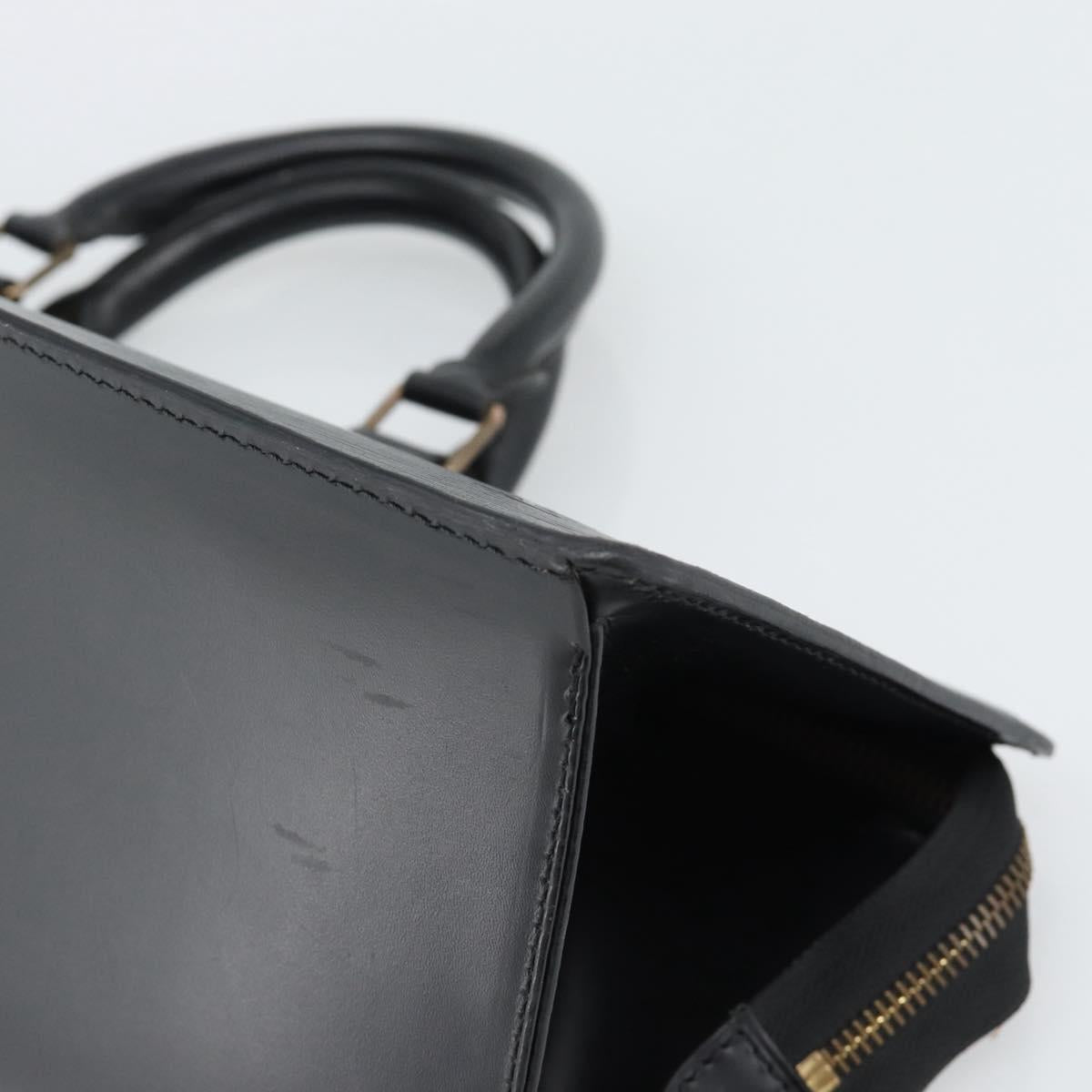 LOUIS VUITTON Epi Sac Tri-angle Hand Bag Black M52092 LV Auth 189228 - Jerrillo image 8