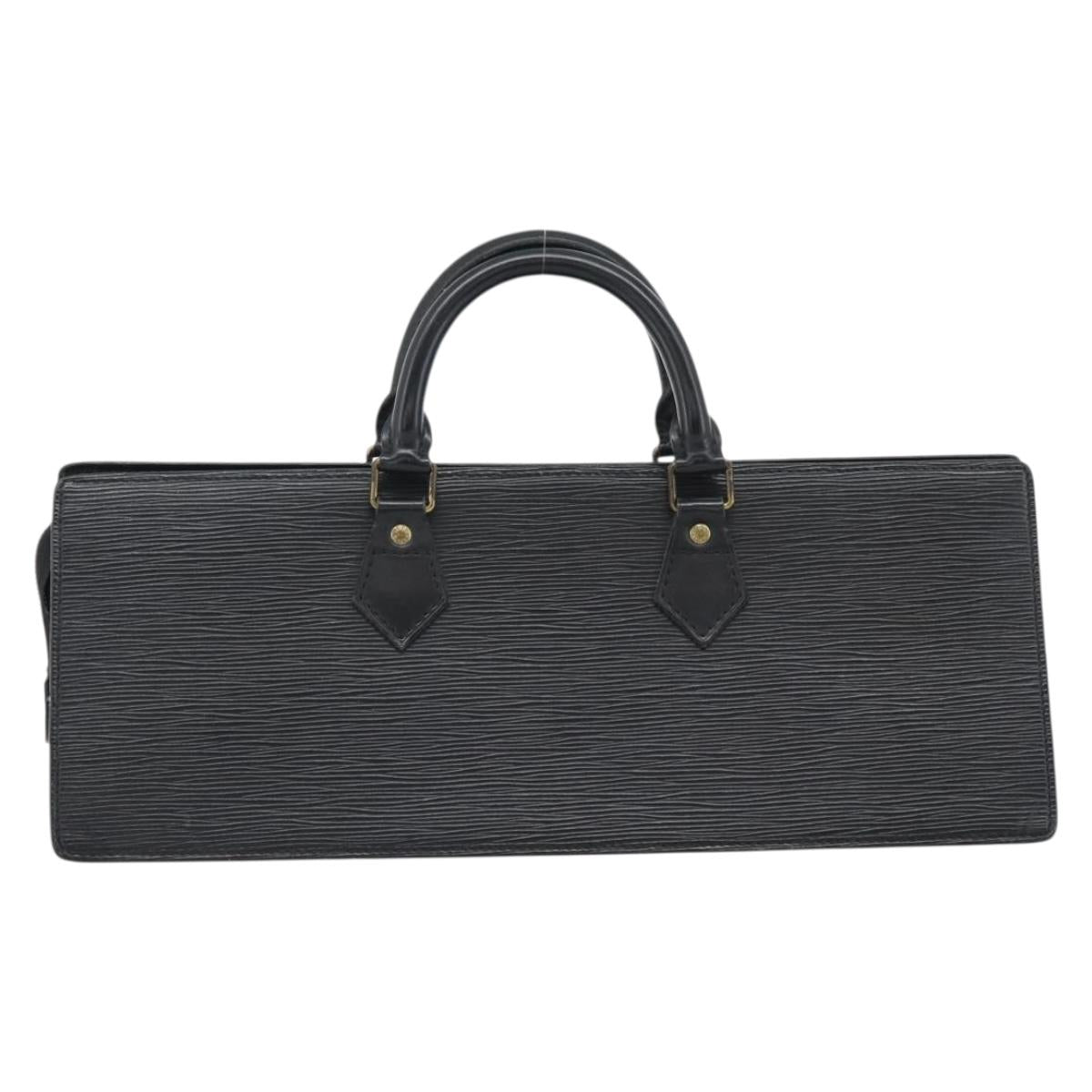 LOUIS VUITTON Epi Sac Tri-angle Hand Bag Black M52092 LV Auth 189228 - Jerrillo image 2