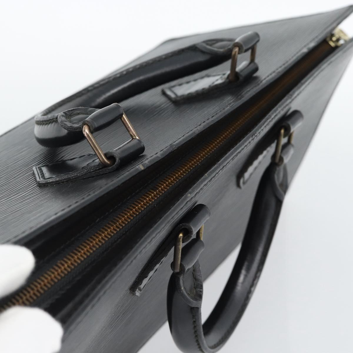 LOUIS VUITTON Epi Sac Tri-angle Hand Bag Black M52092 LV Auth 189228 - Jerrillo image 6