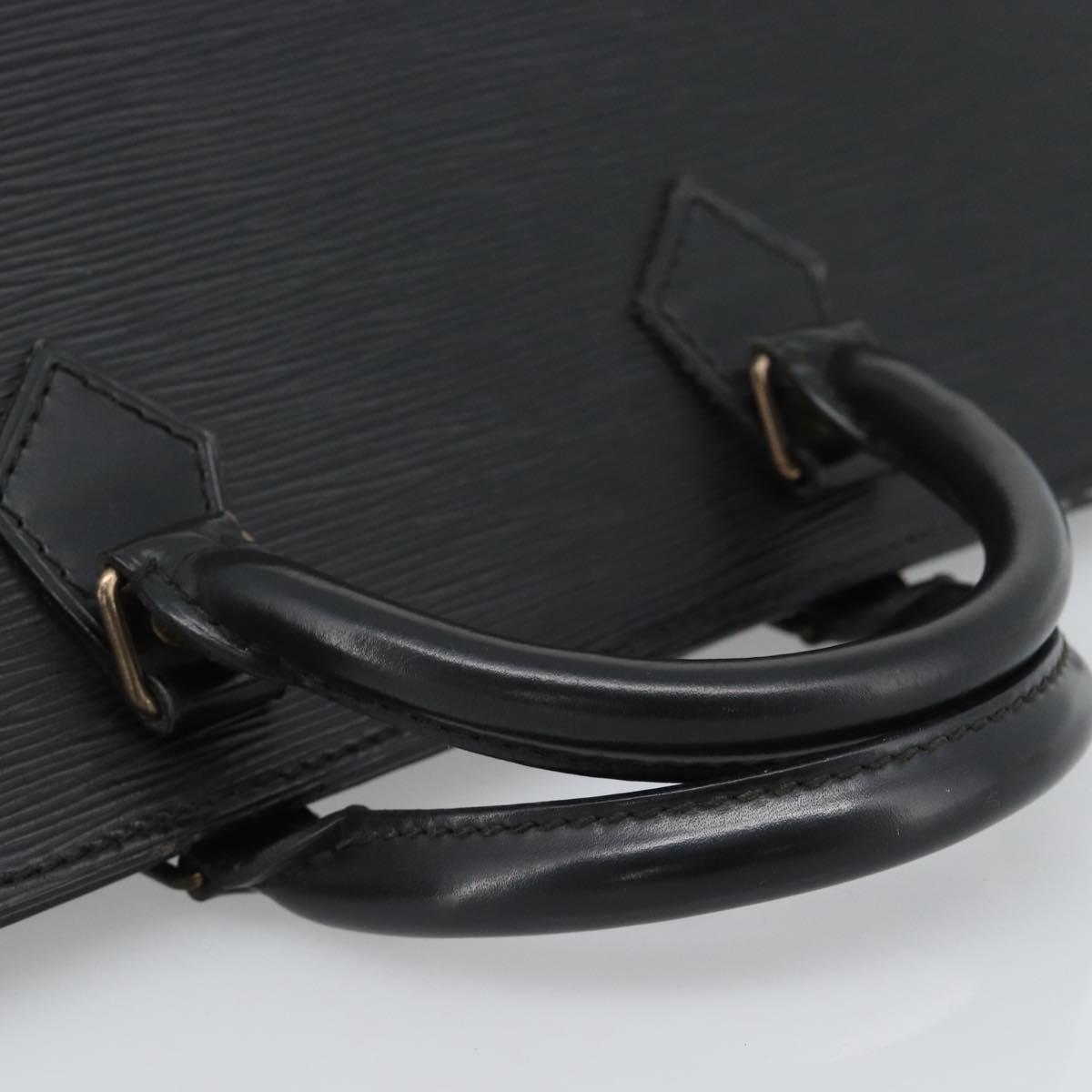 LOUIS VUITTON Epi Sac Tri-angle Hand Bag Black M52092 LV Auth 189228 - Jerrillo image 7