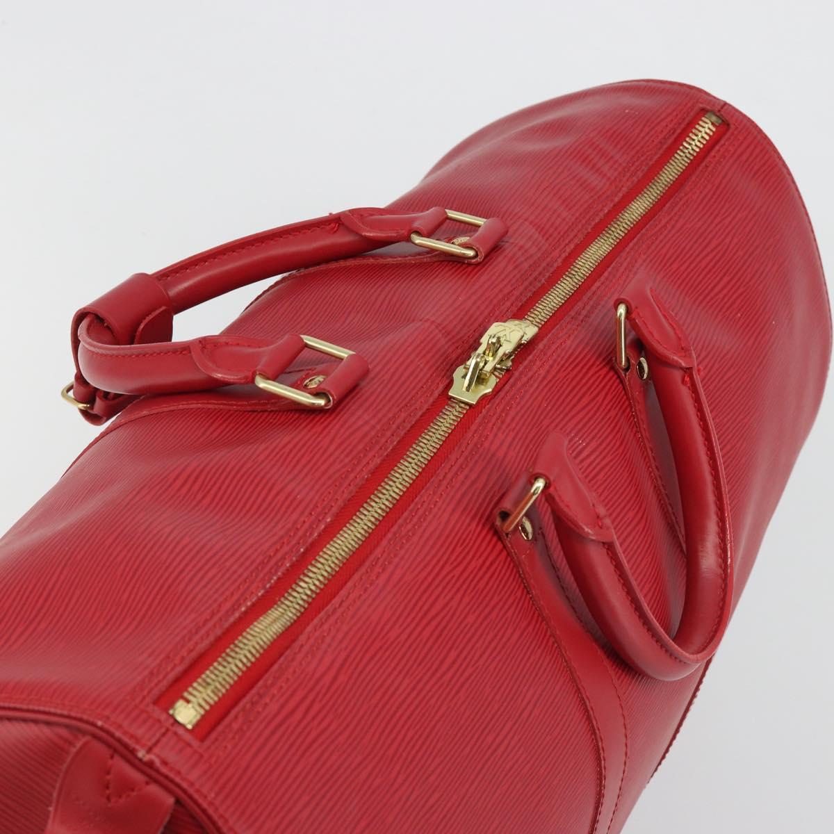LOUIS VUITTON Epi Keepall 45 Boston Bag Red M42977 LV Auth 189520A - Jerrillo image 6