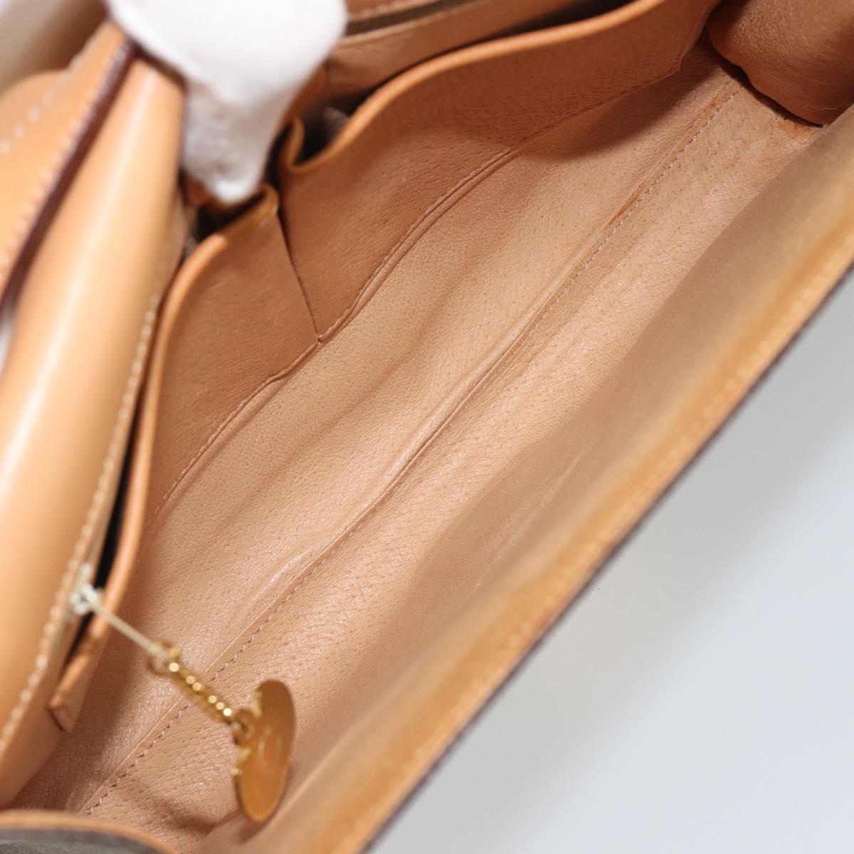 CELINE Macadam Canvas Shoulder Bag PVC Leather Brown Gold Auth 189539A - Jerrillo image 10