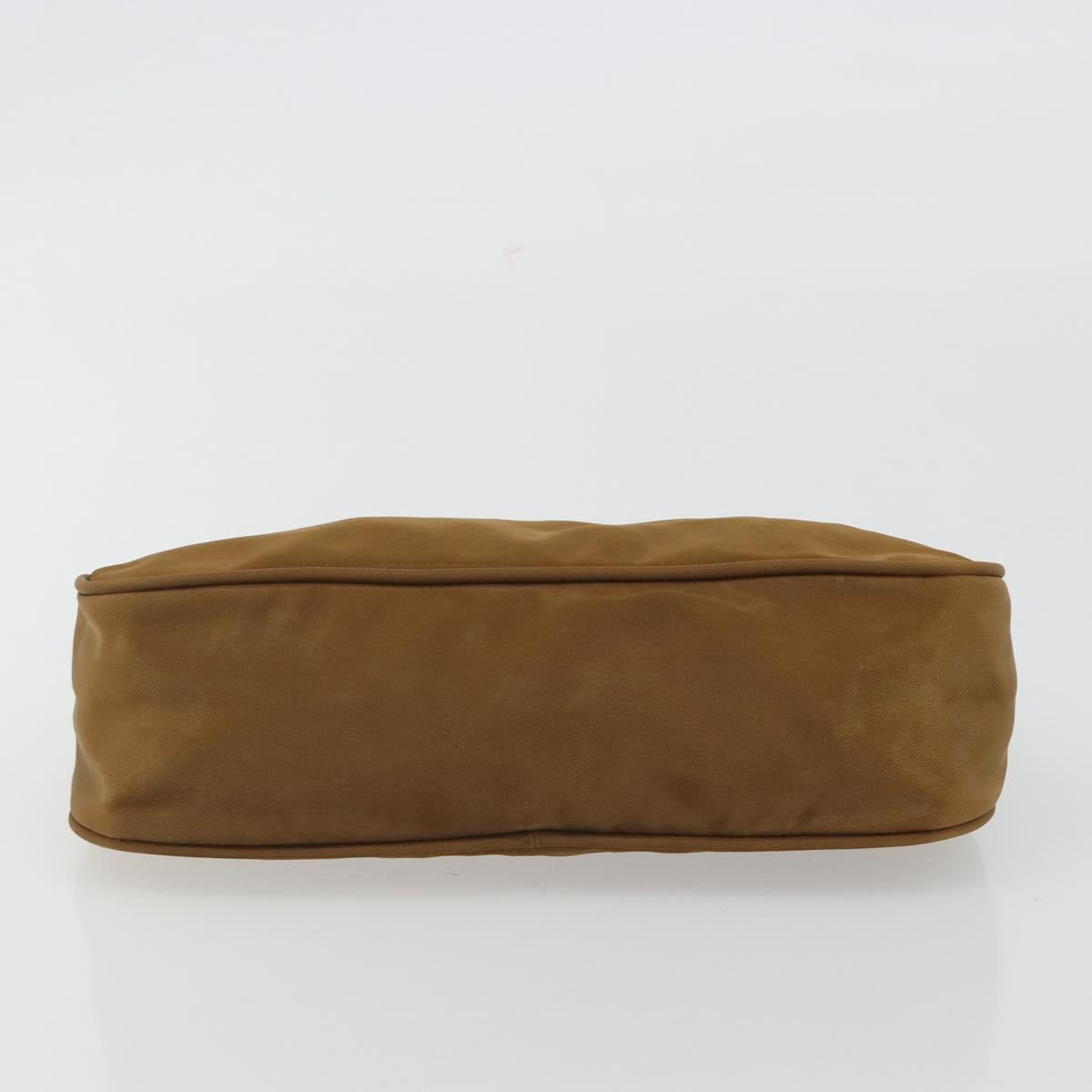 PRADA Accessory Pouch Nylon Brown Silver Auth 189617 - Jerrillo image 9