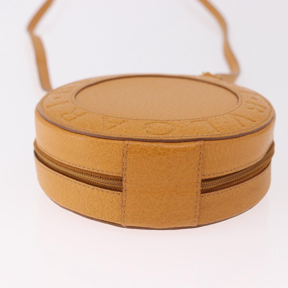 BVLGARI Shoulder Bag Leather Brown Gold Auth 189645A - Jerrillo image 5