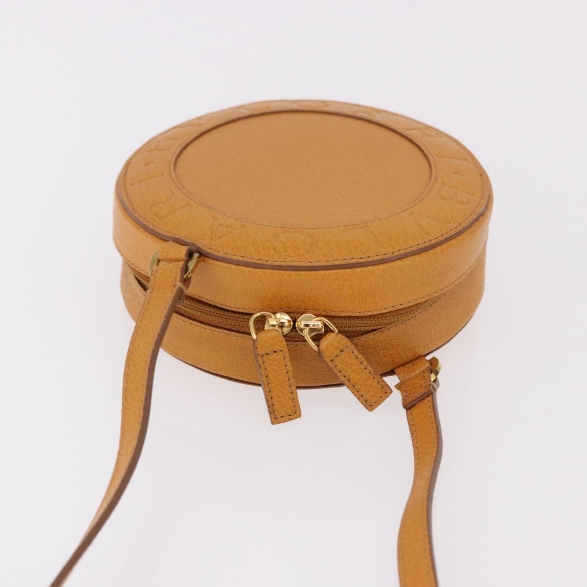 BVLGARI Shoulder Bag Leather Brown Gold Auth 189645A - Jerrillo image 6