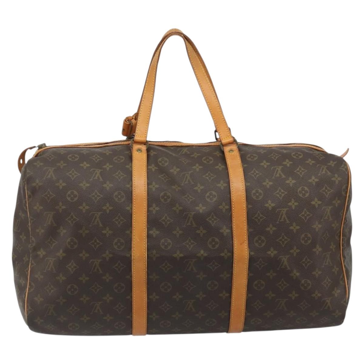 LOUIS VUITTON Monogram Sac Souple 55 Boston Bag M41622 LV Auth 189708A - Jerrillo image 2
