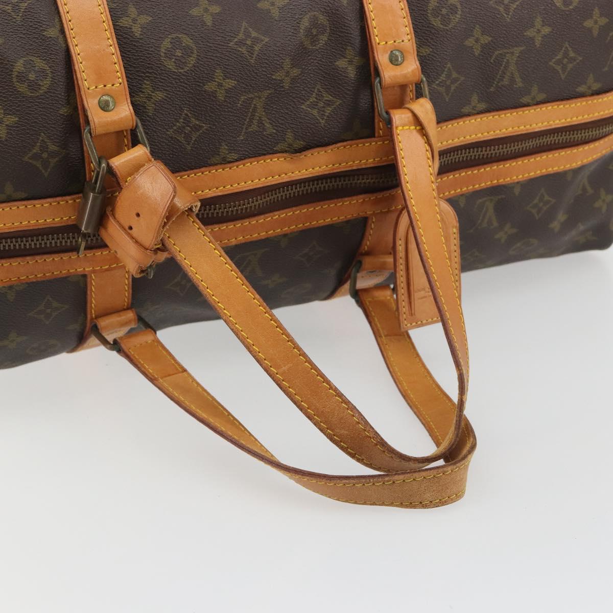 LOUIS VUITTON Monogram Sac Souple 55 Boston Bag M41622 LV Auth 189708A - Jerrillo image 7