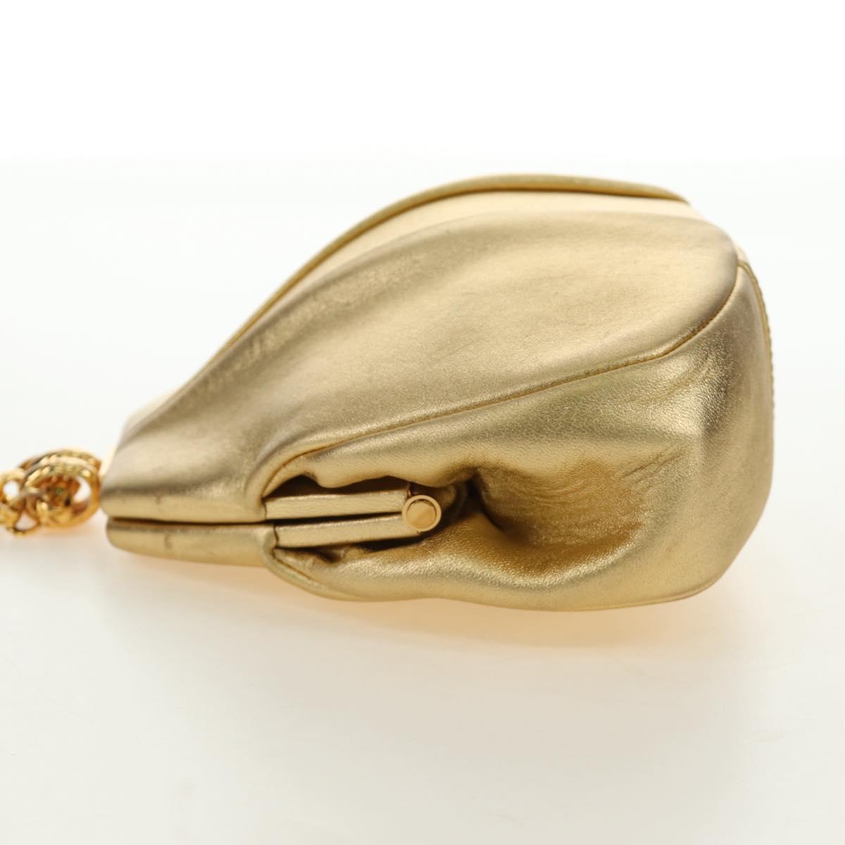 CHANEL Chain Shoulder Bag Leather Gold CC Auth 189731SM - Jerrillo image 3