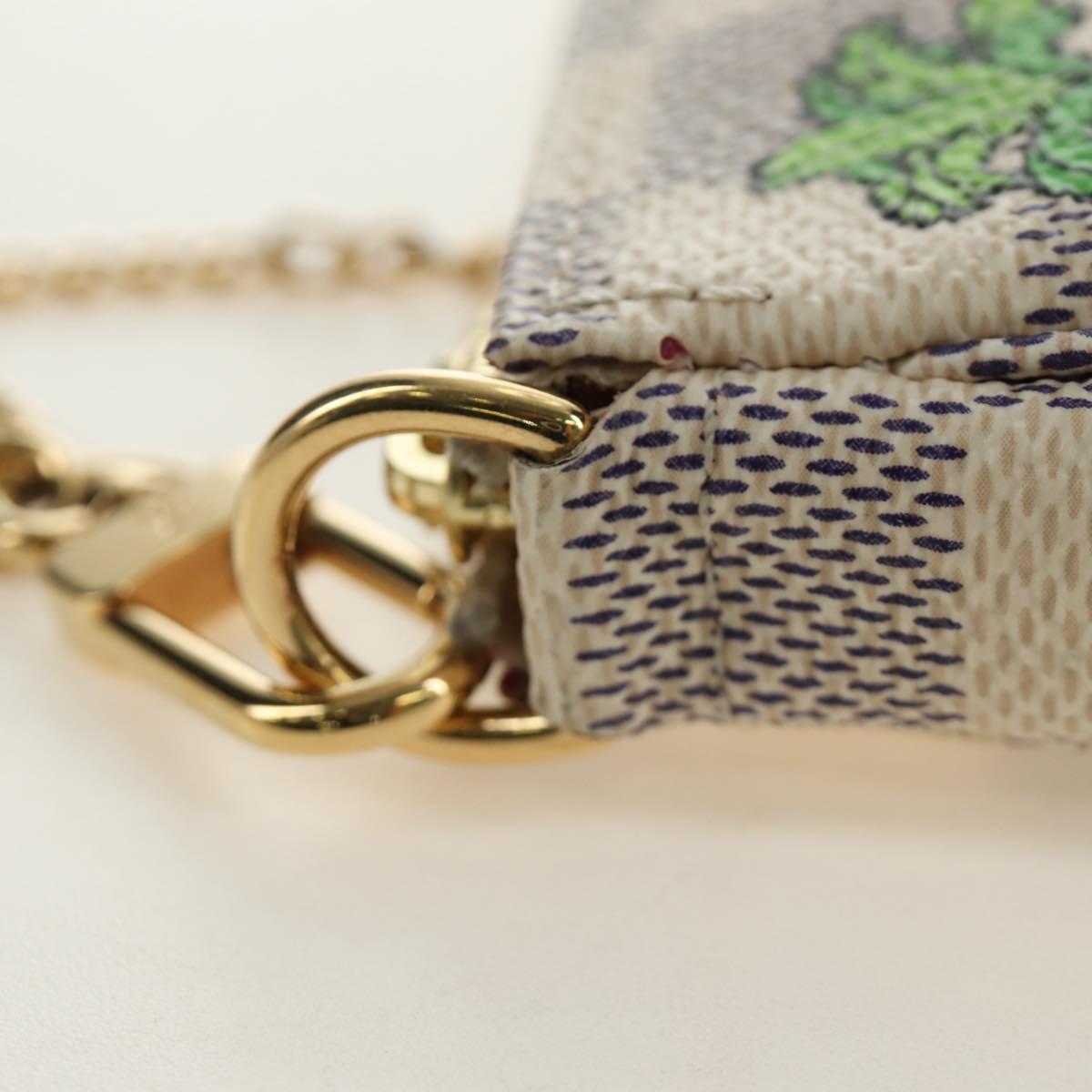 LOUIS VUITTON Damier Azur Vivienne Mini Pochette Accessoires Auth 190031SM - Jerrillo image 8