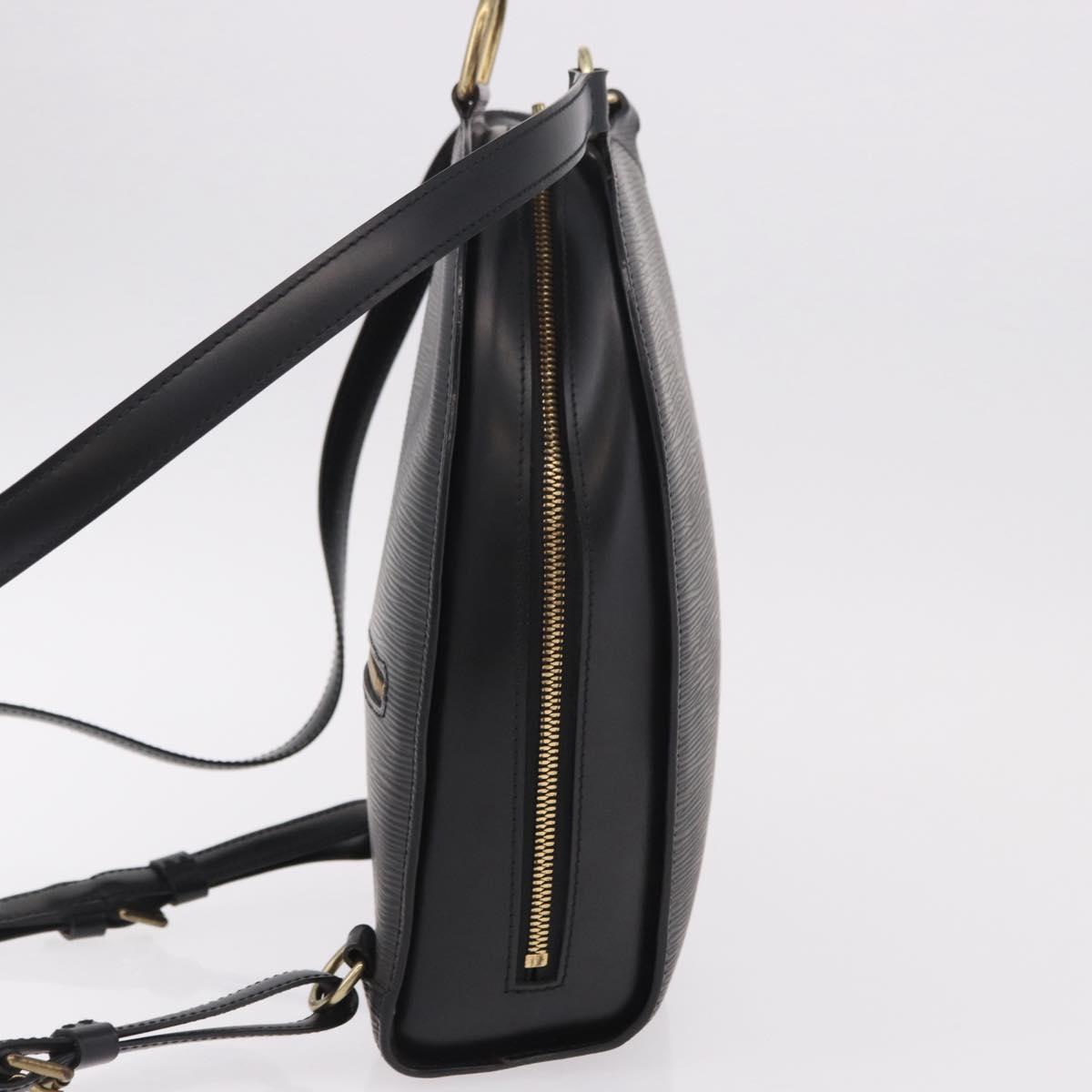 LOUIS VUITTON Epi Mabillon Backpack Black M52232 LV Auth 190121 - Jerrillo image 4