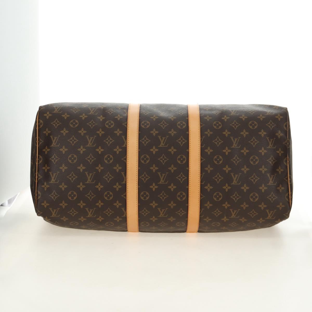 LOUIS VUITTON Monogram Keepall 55 Boston Bag M41424 LV Auth 190169SAV image 5