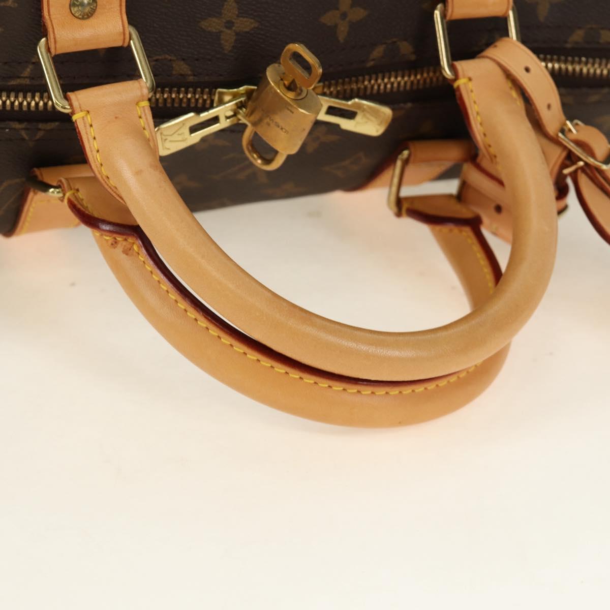 LOUIS VUITTON Monogram Keepall 55 Boston Bag M41424 LV Auth 190169SAV image 6
