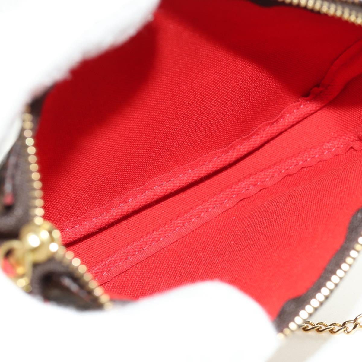 LOUIS VUITTON Damier Ebene Vivienne Mini Pochette Accessoires Auth 190175M - Jerrillo image 10