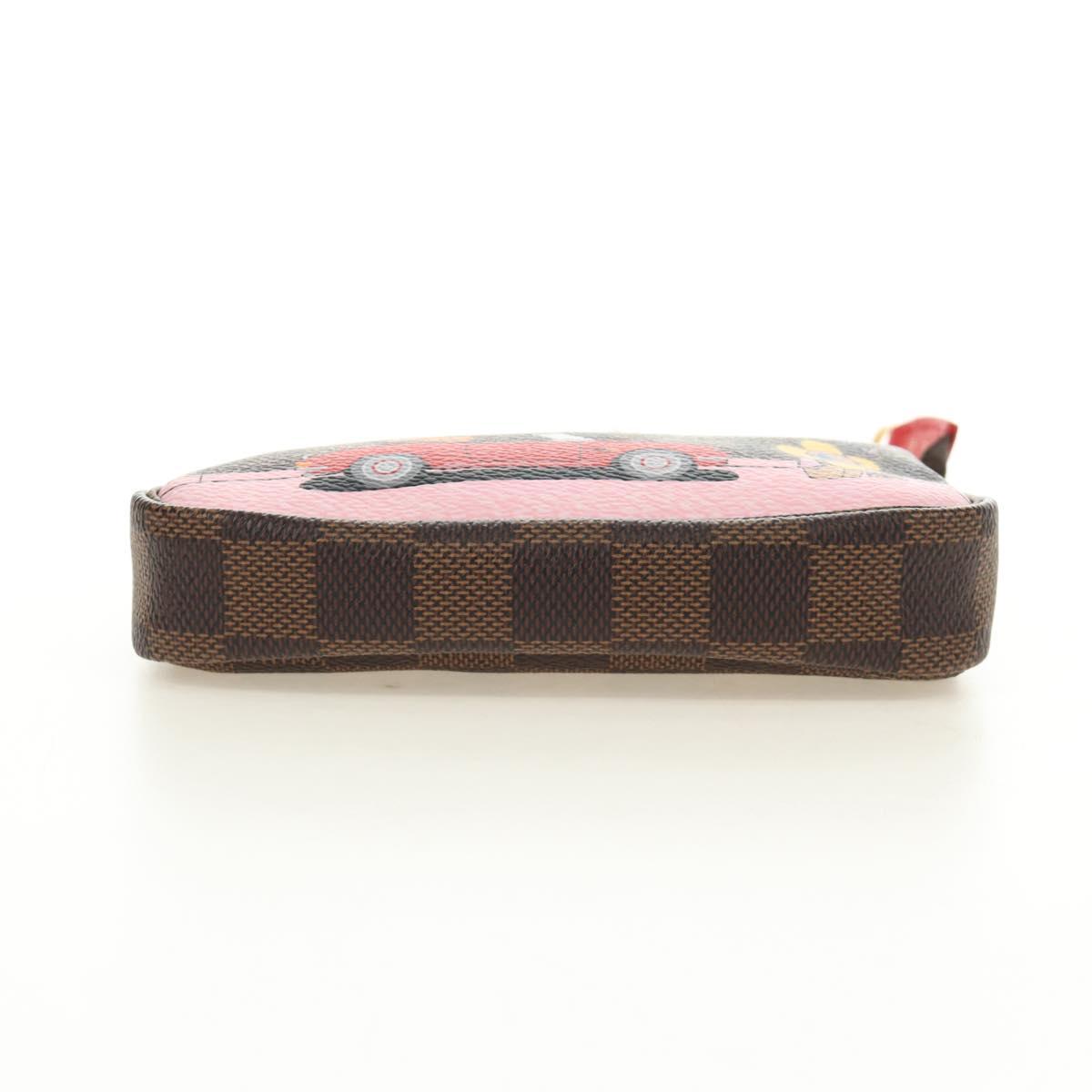 LOUIS VUITTON Damier Ebene Vivienne Mini Pochette Accessoires Auth 190175M - Jerrillo image 5