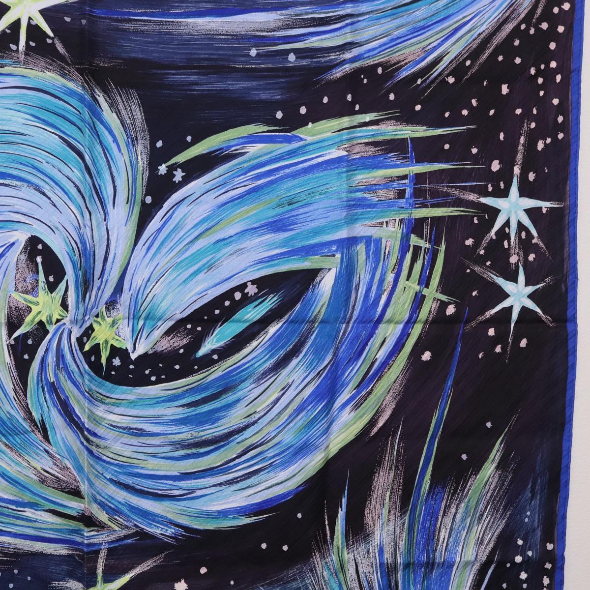 HERMES Carre 90 Scarf "FEUX DU CIEL" Silk Blue Auth 190195 - Jerrillo image 7