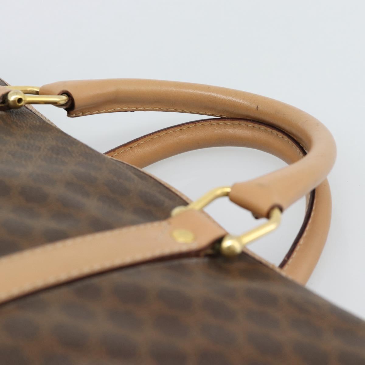 CELINE Macadam Canvas Business Bag PVC Leather Brown Gold Auth 190276 - Jerrillo image 8
