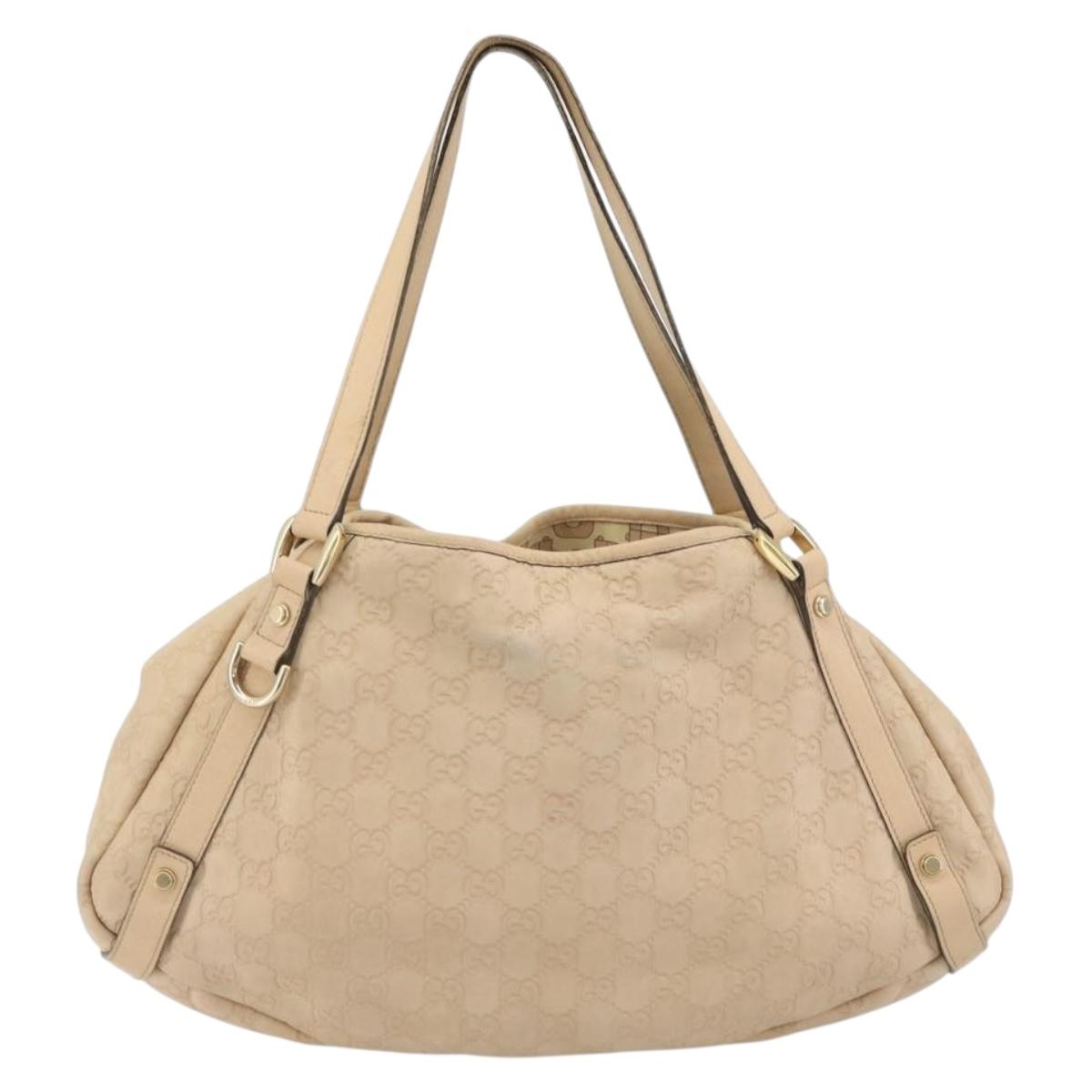 GUCCI GG Canvas Guccissima Abbey Tote Bag Beige Gold 130736 Auth 190383 - Jerrillo image 2