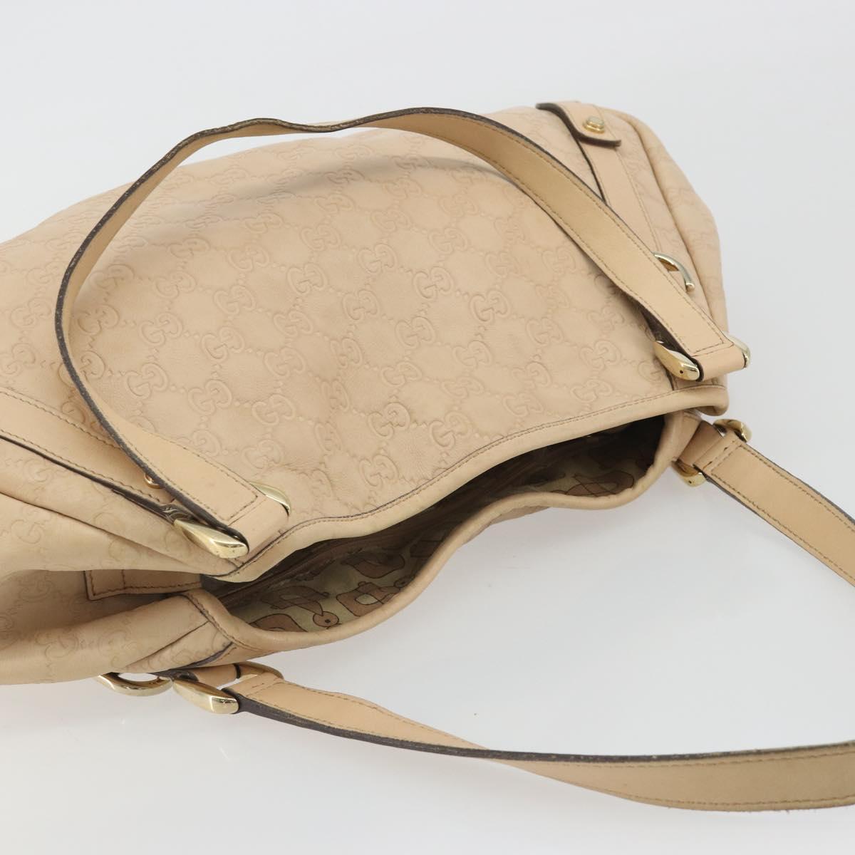 GUCCI GG Canvas Guccissima Abbey Tote Bag Beige Gold 130736 Auth 190383 - Jerrillo image 6