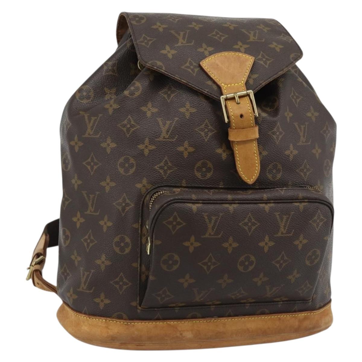 LOUIS VUITTON Monogram Montsouris GM Backpack M51135 LV Auth 190396 - Jerrillo