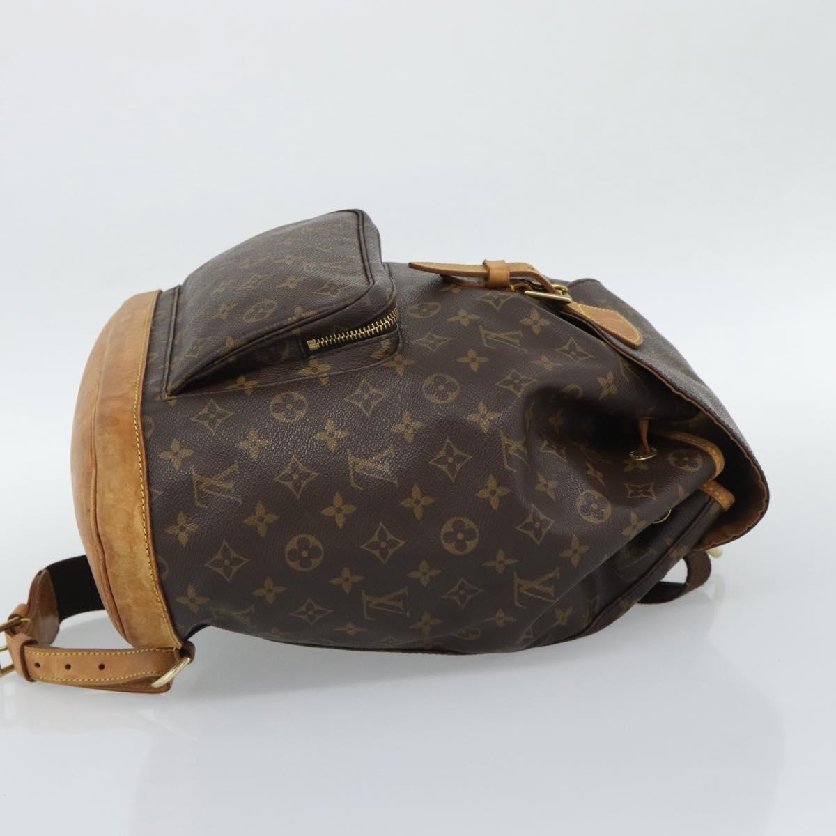 LOUIS VUITTON Monogram Montsouris GM Backpack M51135 LV Auth 190396 - Jerrillo image 4