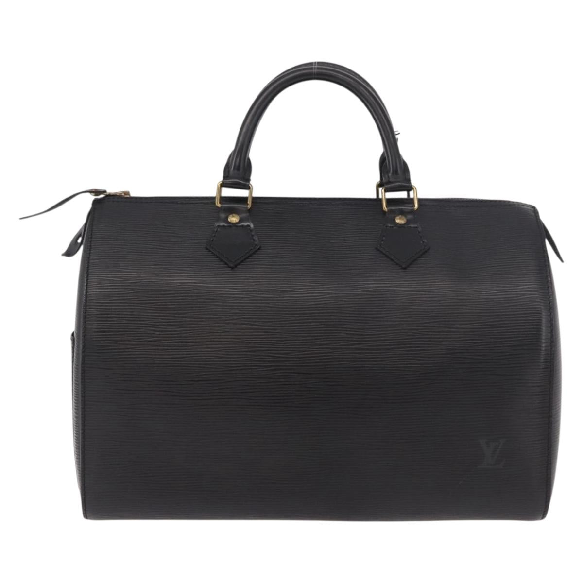 LOUIS VUITTON Epi Speedy 30 Hand Bag Noir Black M43002 LV Auth 190403SAV - Jerrillo image 3